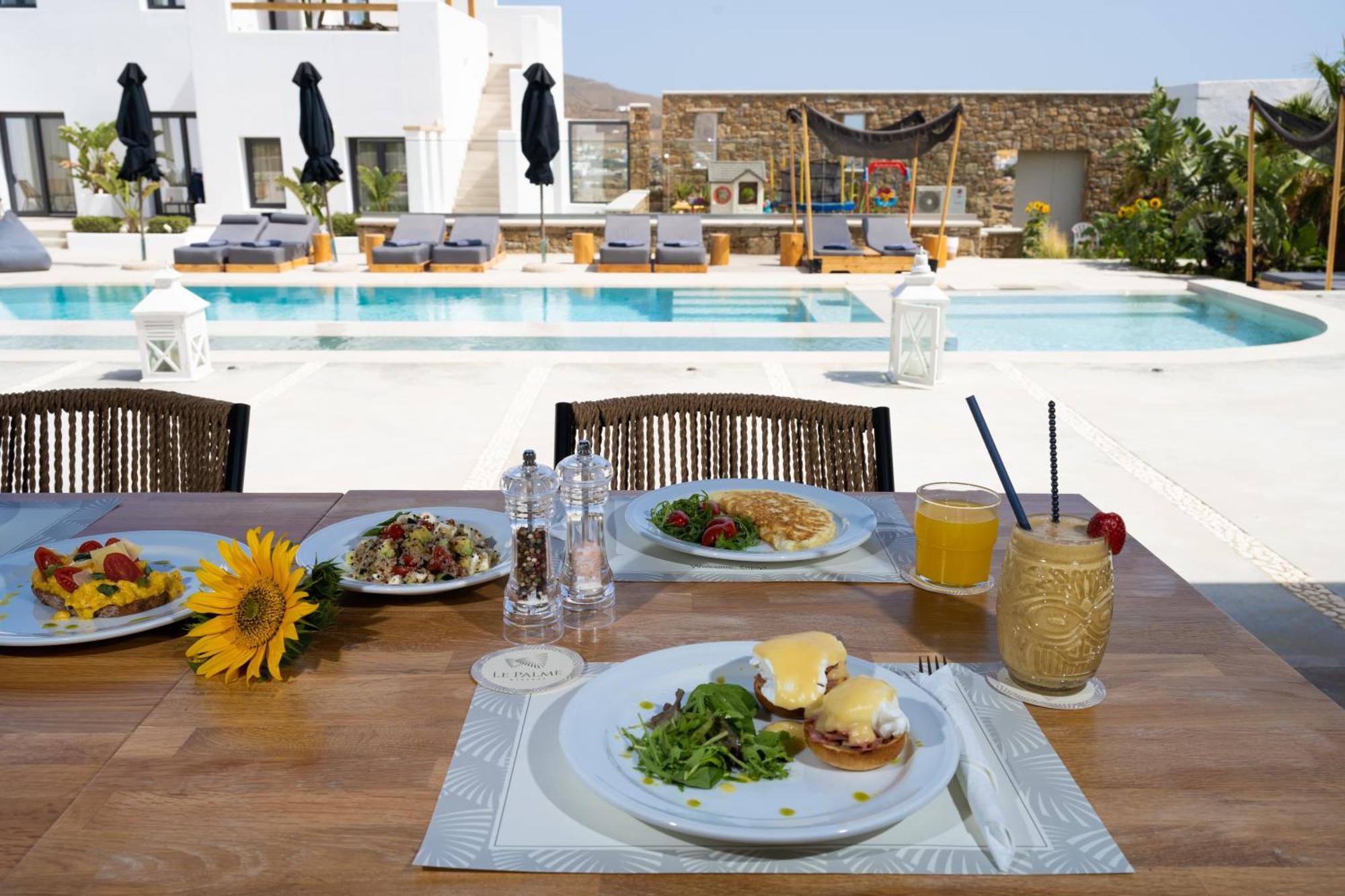 Le Palme Mykonos Otel Klouvas Dış mekan fotoğraf